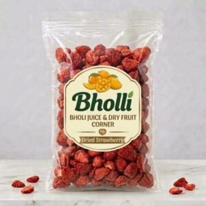 Dried Strawberries Sweet Tangy Bholli Dry Fruit Bholi Packet